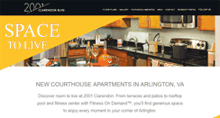 Desktop Screenshot of 2001clarendonapts.com